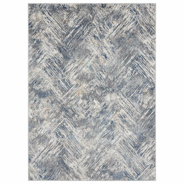 United Weavers Of America Austin Archer Blue Area Rectangle Rug, 5 ft. 3 in. x 7 ft. 2 in. 4540 20360 58